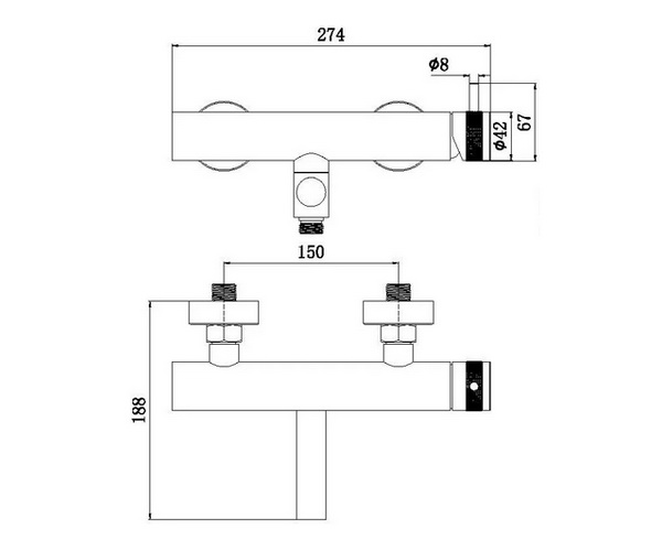 смеситель для ванны ALLEN BRAU PRIORITY